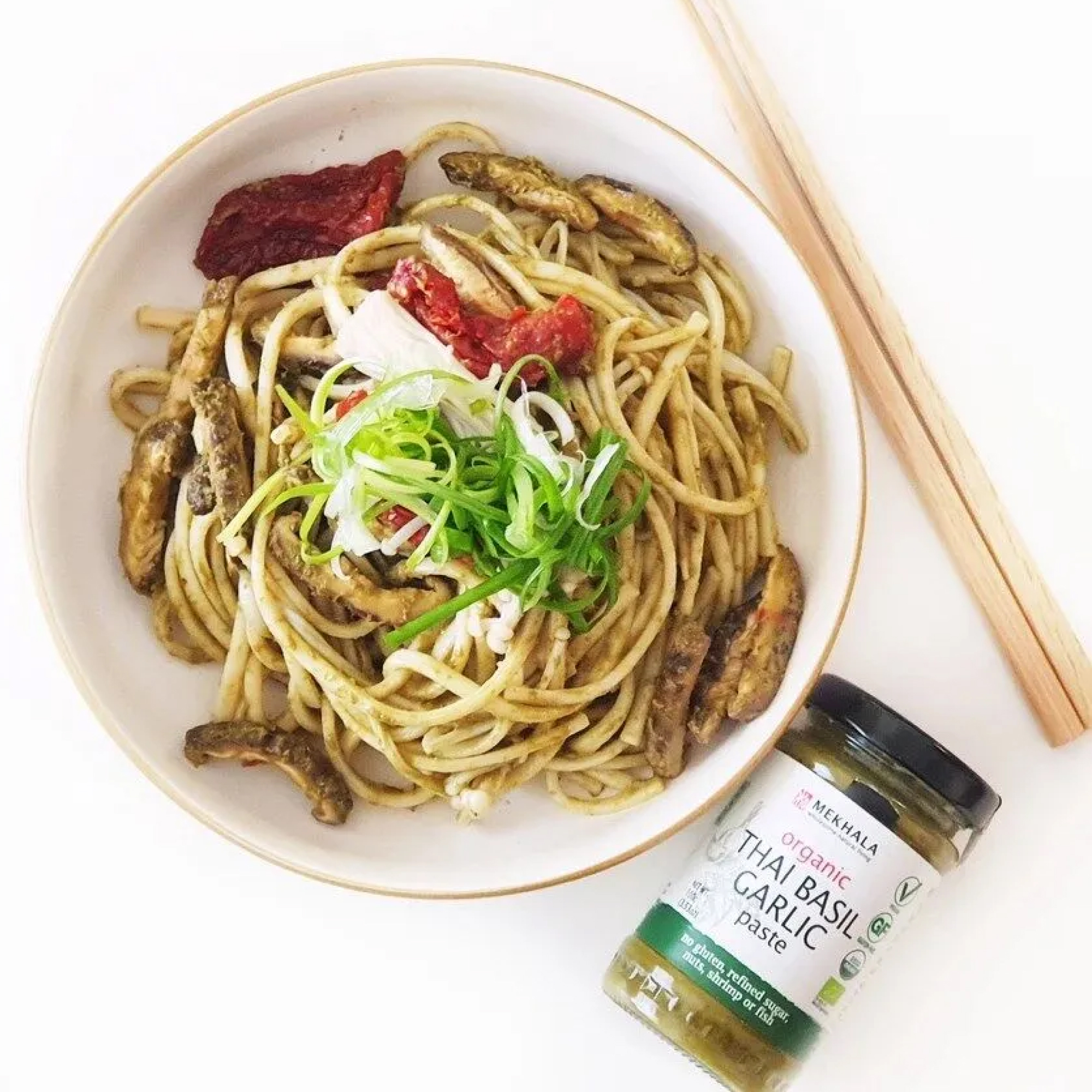 Organic Basil Garlic Paste - Mekhala